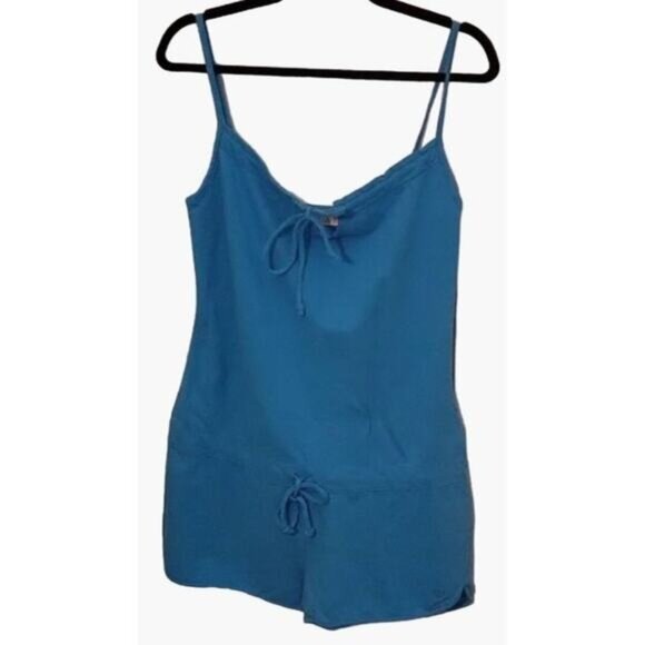 Roxy Romper Women's Size Medium Extratropical Mosaic Blue - Picture 1 of 5